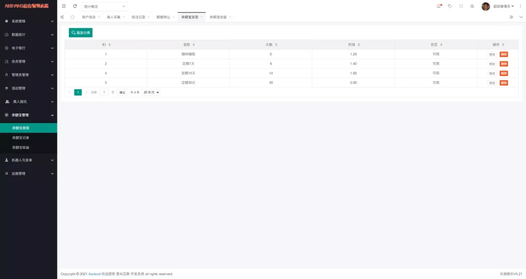 图片[20]-【大富二开全新UI乐游博悦娱乐源码】Linux系统+合买大厅+余额宝理财+前后端重构+完整运营修复版本