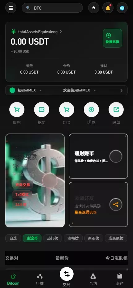 图片[4]-【新增dapp登陆】跟单交易所+C2C+现货+杠杆合约+期权秒合约+挖矿理财+申购+插针+交易所源码