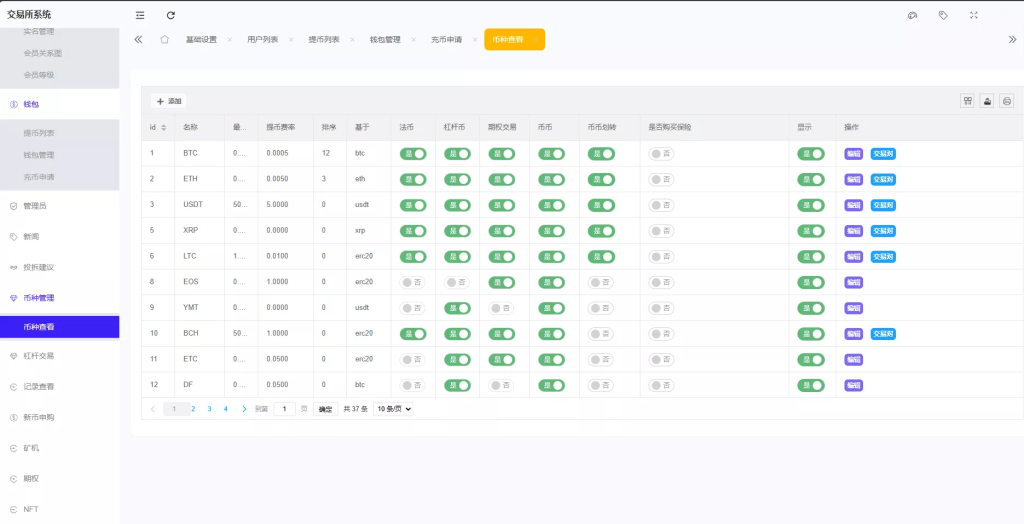 图片[17]-【Crypto多语言交易所】前端uniapp纯源码+秒合约交易+合约交易+期权交易+币币交易+杠杆交易+挖矿锁仓+新币申购+NFT盲盒+双币理财